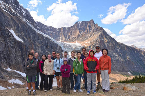 Group photo at the top